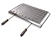 FONDERIA BONGIOVANNI Graticola in Acciaio aisi304, griglia Inox 18/10 per Barbecue con Recupero Oli (67x40 cm)
