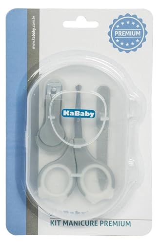 Kit Manicure Premium Cinza, Kababy, Cinza