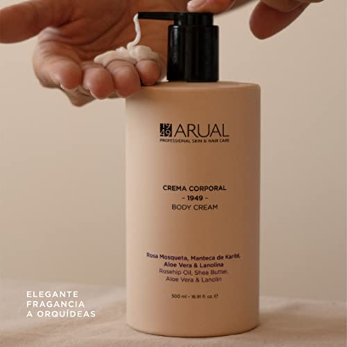 ARUAL Crema Hidratante Corporal 500ml para piel seca y sensible 6