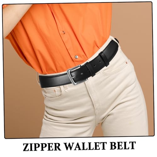 Travel Money Belt Hidden Pouch Theft Waist Wallet for Discreet Storage of Valuables and Cash for Business Trips and Outdoor Activities Black3