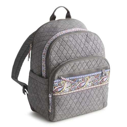 Vera Bradley Women's Premium Cotton Bancroft Backpack,...