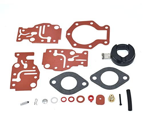 New Performance Carburetor Rebuild Carb Repair Kit For Johnson/Evinrude 6 8 9.9 15 20 Hp 0431897 #TOP2