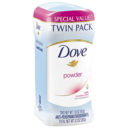 Dove Antiperspirant Deodorant, Powder 1.6 oz, Twin Pack - image 1