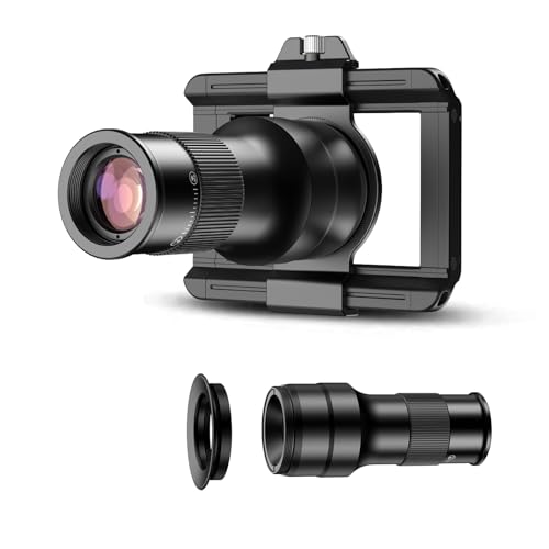 Fixation d'objectif de téléphone 2 en 1 zoom 6x150 mm pour photos nettes