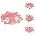 POPETPOP Creative Pink Ceramic Jewelry Dish Tray Fashionable Trinket Display Plate for Earrings Rings Necklaces Stylish Storage Organizer for Home Bathroom Bedroom and Shop Decor