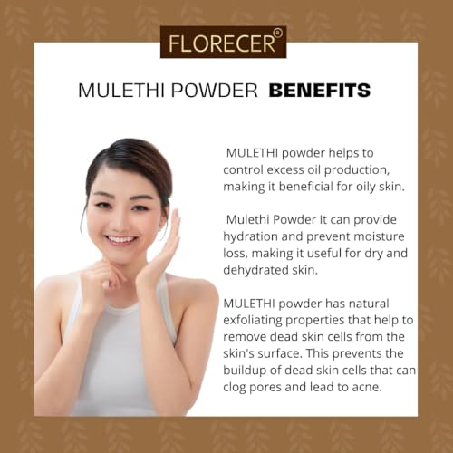 Image of Florecer Mulethi Powder For Face And Organic Beetroot Powder For Face Pack, Lips and Hair- Each 100 Gram
