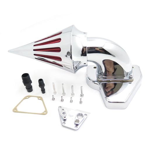 HASkulle New Intake Spike Air Cleaner Kits for 2002-2009 Vtx 1800 R S C N F Chrome