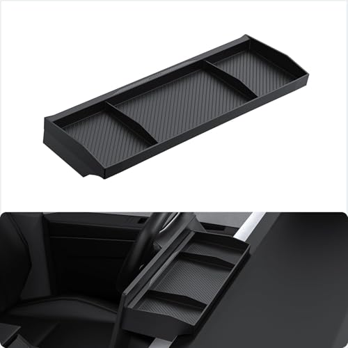 BASENOR Behind Screen Storage for Tesla Cybertruck Accessories 2024-2026