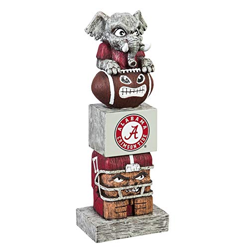 Team Sports America NCAA Tiki Totems (12 inches, University of Alabama)