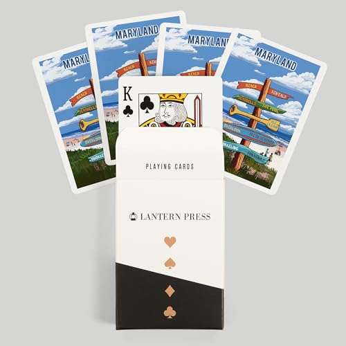 Lantern Press Baraja de Póker 52 Cartas Tamaño Poker miniatura 6