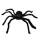 Spinne Halloween Groß, 75cm Schwarze Riesen Spinne, Spinnen Halloween Dekoration Outdoor, Gruselige Deko Spinne Für Halloween Party, Schule, Zuhause, Realistische Riesenspinne