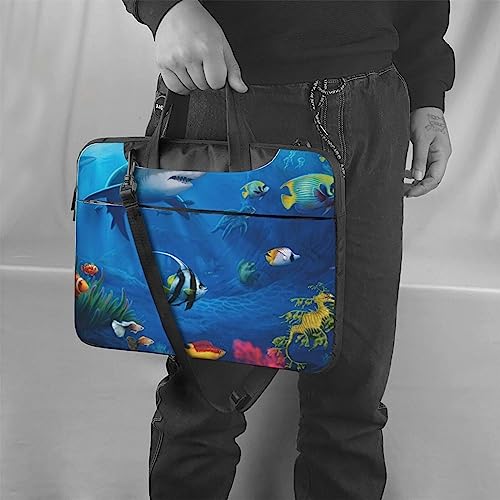 Sac pour ordinateur portable original imprimé requin blanc VACSAX - 2