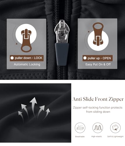 BRABIC Wireless Zip Front Closure Bras for Women No Underwire Full Coverage Comfort Everyday Post Surgery Compression Bra4