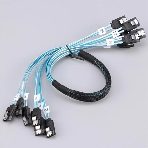 Cable SATA 1m 4 a 4 puertos 7 pin alto rendimiento miniatura 2