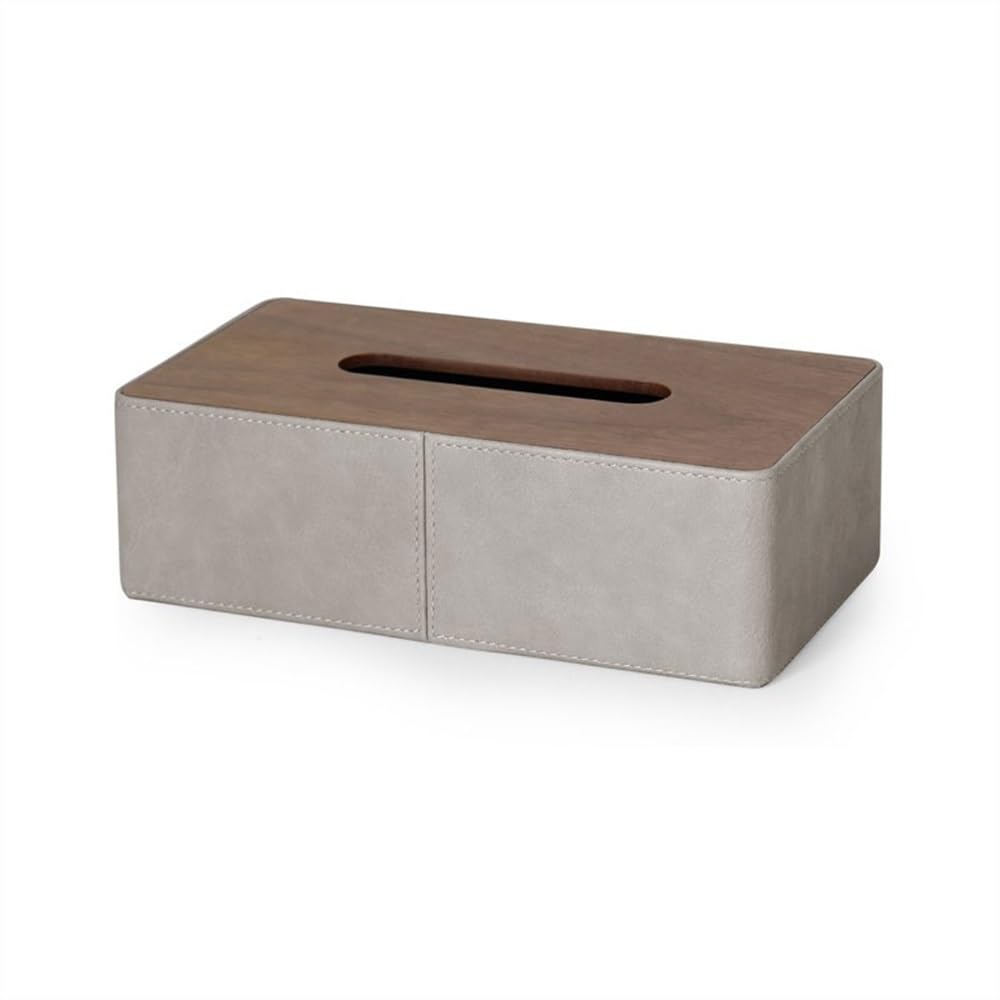 Tissue Holder Dispenser Indoor Dining Table Coffee Drawer Box High-grade Walnut Tissue Living Room Household Decoration for Living Room