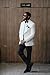 Lmemcsn Mens 2-Piece Suit Set Shawl Lapel One Button Tuxedo for Wedding Formal Events Blazer Pants Suit Ivory
