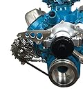 Chap Performance Compatible with Small Block Ford Electric Water Pump Alternator Bracket 289 302 V-Belt SBF