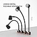 Led Magnetic Work Light 300mm Flexible Gooseneck lamp 500 Lumens 120 Volt for Sewing Machine Lathe Milling Drill Press Industrial Lighting