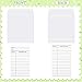 Harloon 1000 Pcs Library Cards Pockets and Library Checkout Cards, Self Adhesive Book Pockets Personal Reading Kit Due Date Envelope Sleeves for Classroom Office CDs DVDs Gift Tag