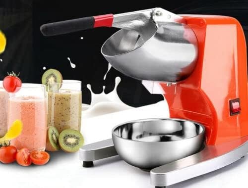 220V Commercial Electric Ice Shaver Crusher Snow Cone Machine 65kg/h
