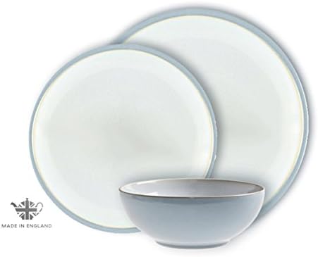 Denby Everyday Cool Blue 12 Piece Dinner Set