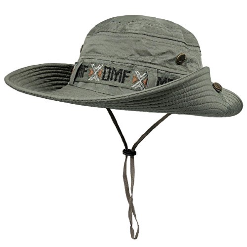Lethmik Fishing Sun Boonie Hat Waterproof Summer Uv Protection Safari Cap Outdoor Hunting Hat #TOP2