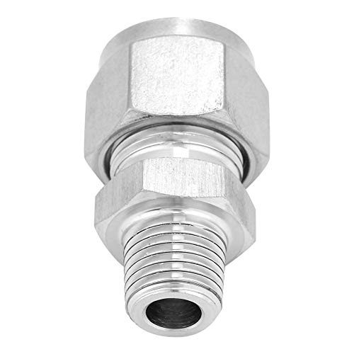 Conector de tubo NPT, encaixe de tubo de aço inoxidável 304, para ferragens de oficina Acessórios de