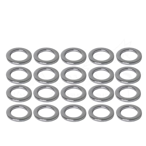 20Pc Chrome Standard Wheel Washers Center Hole for Mag Seat Lug Nuts