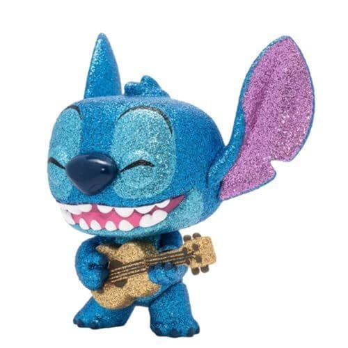 Funko Lilo & Stitch com Ukulele Diamond Glitter Pop! Boneco de vinil - Entertainment Earth exclusivo
