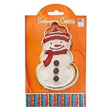 Snowman Cookie Cutter: Celebrate the winter season with this adorable snowman with beanie cookie cutter shape! Made in USA: Proudly handcrafted in America with certified food-safe American steel by Ann Clark Ltd, a family business for over 30 years. ...