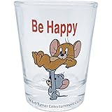 サンアート 「 トムとジェリー 」 ジェリー & タフィー ミニ グラス タンブラー 約50ml Be Happy 日本製 SAN3931-1