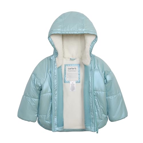 Image of Carter's Girls' Fleece Lined Puffer Jacket Coat