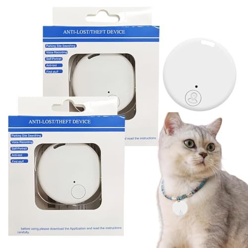 2Pcs Mini Worldwide GPS Tracker,Tracking Device,Mini Magnetic GPS Tracker for Vehicles,Mini GPS Tracker,GPS Strong Magnetic Vehicle Anti/Lost Tracker,Mini Tracker Devices,Car Locator Tracker(White)