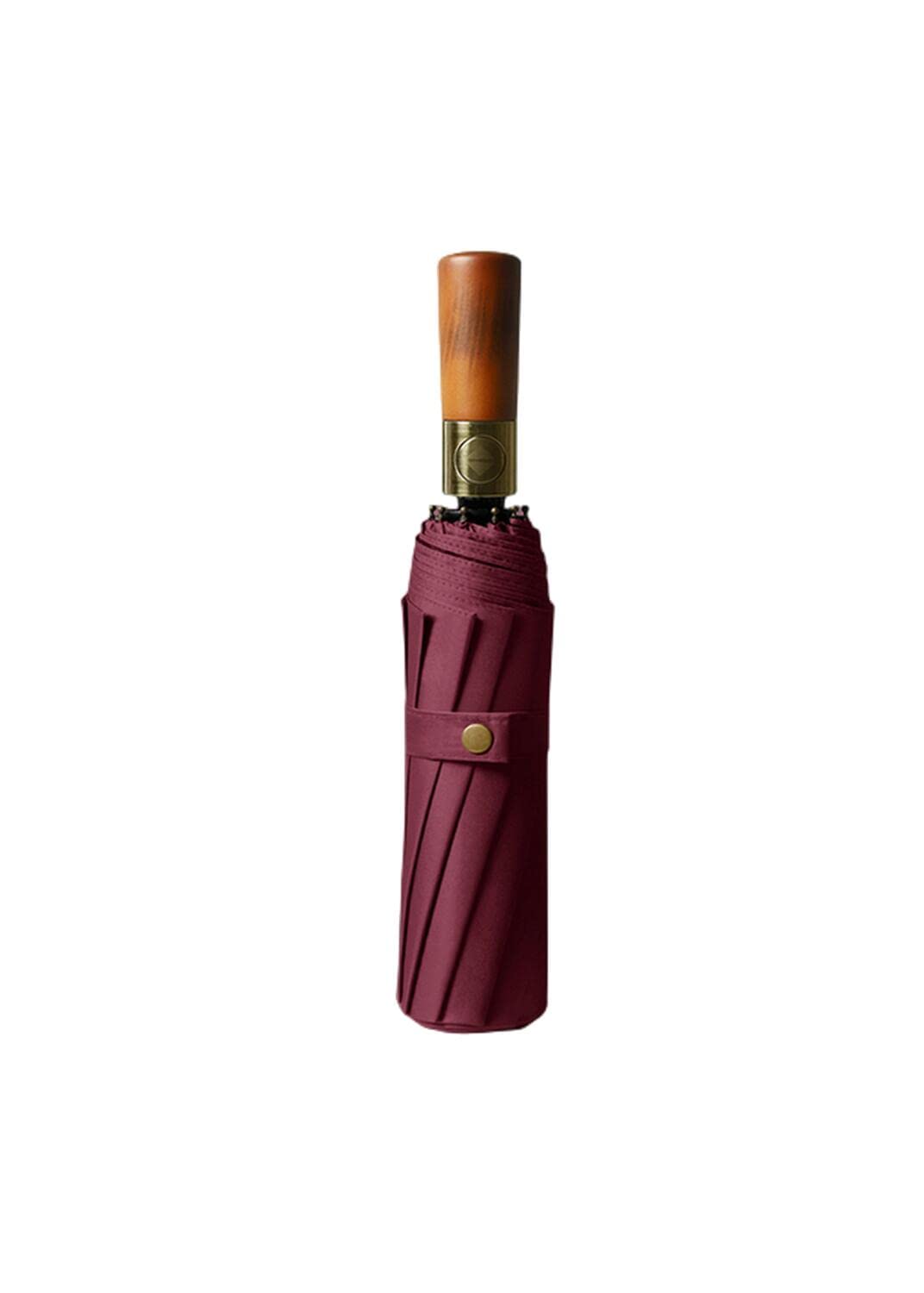Paraguas plegable Paraguas automático mango de madera sombrilla protección solar protección UV sol lluvia sol sombra tormenta viento