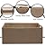 Foldable Fabric Storage Cubes, 2 Packs Cloth Storage Baskets with Wooden Handles, Collapsible Shelf Closet Organizer Bins, Rectangular Storage Boxes for Decor (Coffee Color)