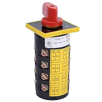 Commutatore 380V 20A 4KW HZ5-20/4 L02 - Interruttore A 3 Posizioni Con 6 Terminali | Per Generatori E Impianti Industriali - Foto 8