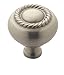 Amerock BP53471G10 Allison Value Hardware Scroll Knob, Satin Nickel, 1-1/4-Inch Diameter