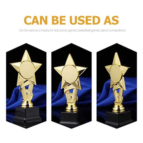 PRETYZOOM Troféus Gold Star Trophy Gold Award Trophy Award Cup Troféus Vencedores Taça Troféus de Fu