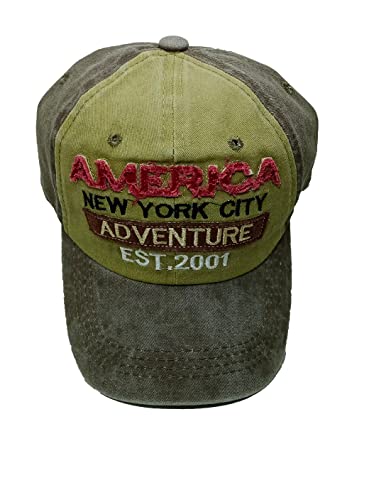 Image of Adjustable Soft Cotton Denim Cap for Men Women Baseball Vintage Washed Distressed Hats Adjustable Stylish Cap Regular Fitted