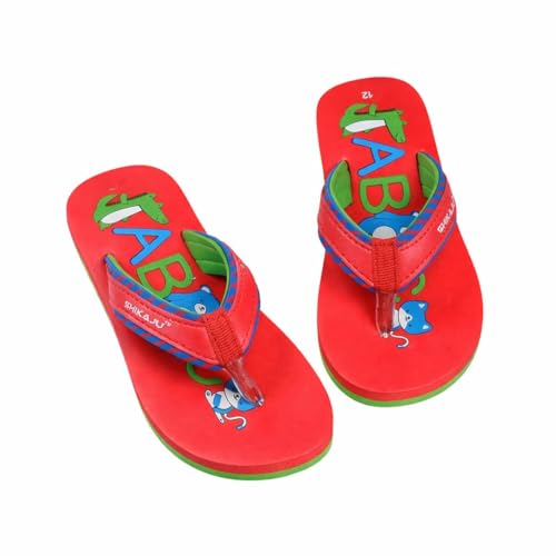 Image of Kids' Flip Flop Slippers, soft and Lightweight sole, Super Flexible, Comfortable & Arch Support, Durable Indoor and Outdoor Slippers