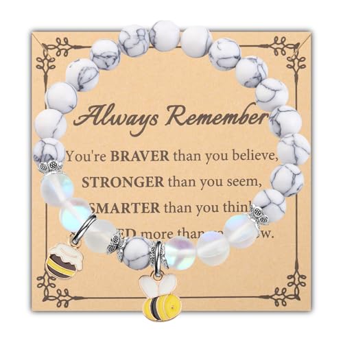 FUSTMW Honey Bee Bracelet Honey Pot Jewelry for Bee Lovers Gifts for Beekeepers Bumblebee Gift Appreciation Gifts