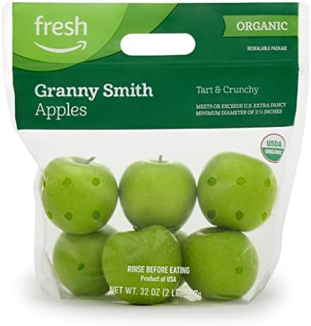 Fresh Brand Organic Granny Smith Apples, 32 Ounce