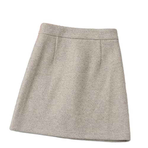 Jupe tricotée A-line grise en taille S pour femme OLEETS