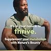 Nature's Bounty Chromium Picolinate, Supports Fat, Protein & Sugar Metabolism, Mineral Supplement, 800 mcg, 50 Tablets