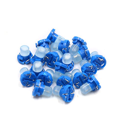 uxcell 20 Piezas Lámpara LED Azul T4.2 para Tablero