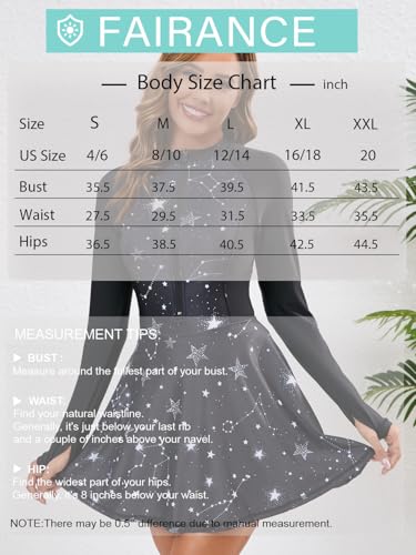 Women Two Piece Rash Guard Sets UPF50+ Swim Dress with Shorts4