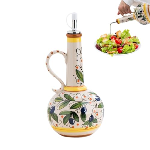 Aceitera de cerámica de 680ml que evita derrames en la mesa 2