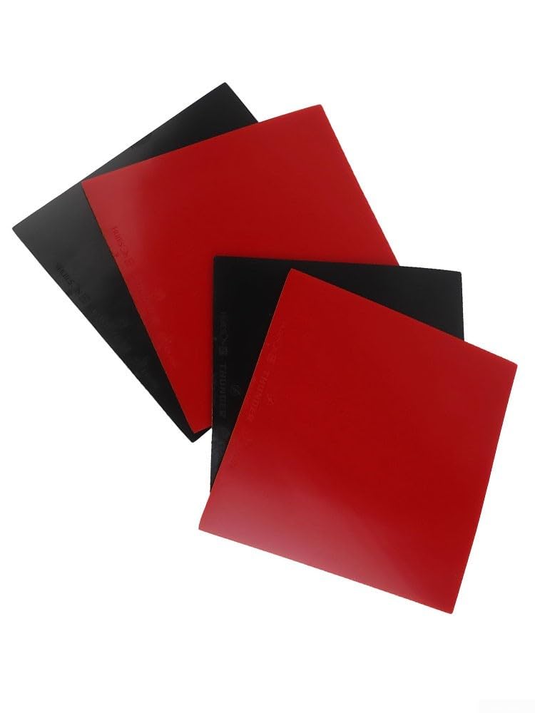 Set 4 Paia Gomma Tennis Tavolo Spessa 2.2mm Rotazione Set 4 Paia