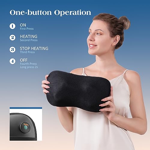 Descubre la mejor manicura y pedicura de LugoPulsa aqui 👈🏼 y pide cita Cojin-de-Masaje-Shiatsu-Masajeador-de-Cuello-Hombros-y-Espalda-Masajeador-Electrico-con-Funcion-de-Calefaccion-y-Masajeador-de-Amasado-de-Tejido-Giratorio-3D-para-Cintura-Hogar-y-Oficina