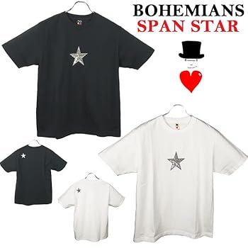 Amazon | [Bohemians ボヘミアンズ] Tシャツ SPAN STAR（スパン